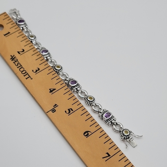 NWOT Sterling Silver vintage ornately designed bracelet - Picture 3 of 5